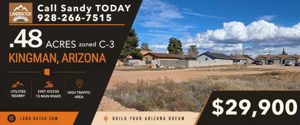 .48 acres - Kingman, AZ "Arcadia Addition", zoned C-3!!! #32005027A, 32005028A, 32005029A